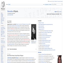 Wikipedia captura de pantalla del sitio oficial